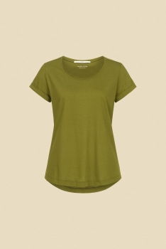 LANIUS Kurzarmshirt - olive